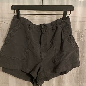 Aerie black high waist sunshine four pocket shorts size large